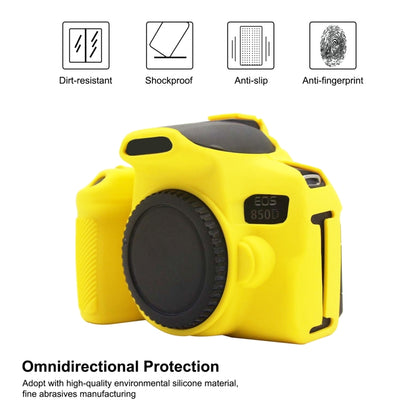 PULUZ Soft Silicone Protective Case for Canon EOS 850D(Yellow) by PULUZ