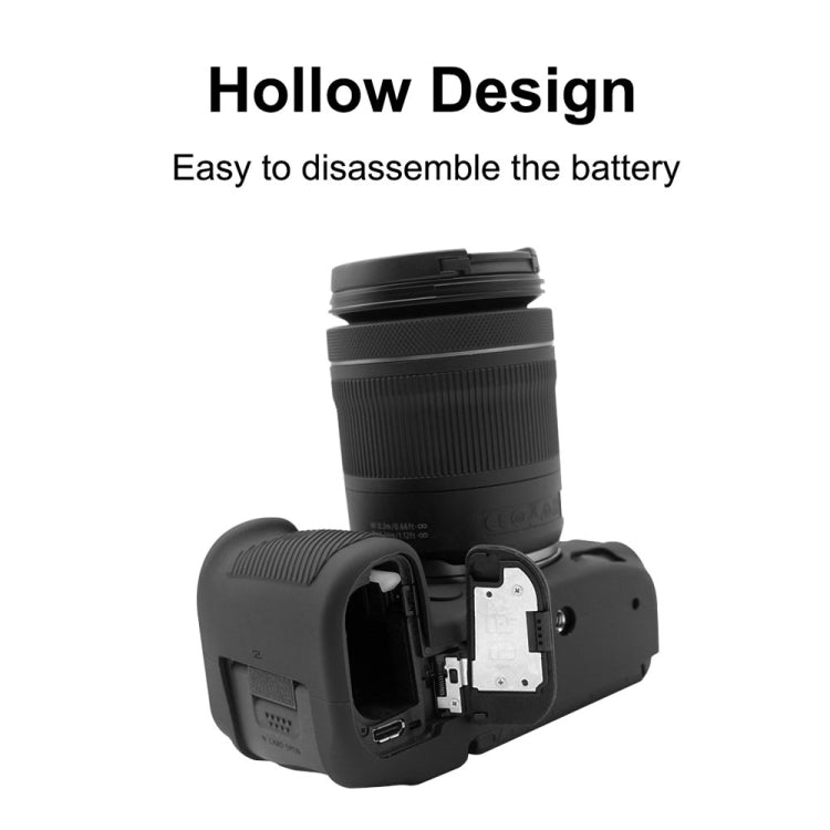 PULUZ Soft Silicone Protective Case for Canon EOS R5(Black) by PULUZ