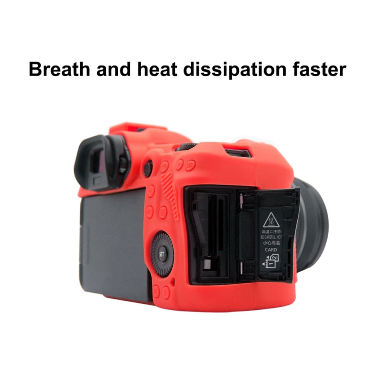 PULUZ Soft Silicone Protective Case for Canon EOS R5(Red) by PULUZ