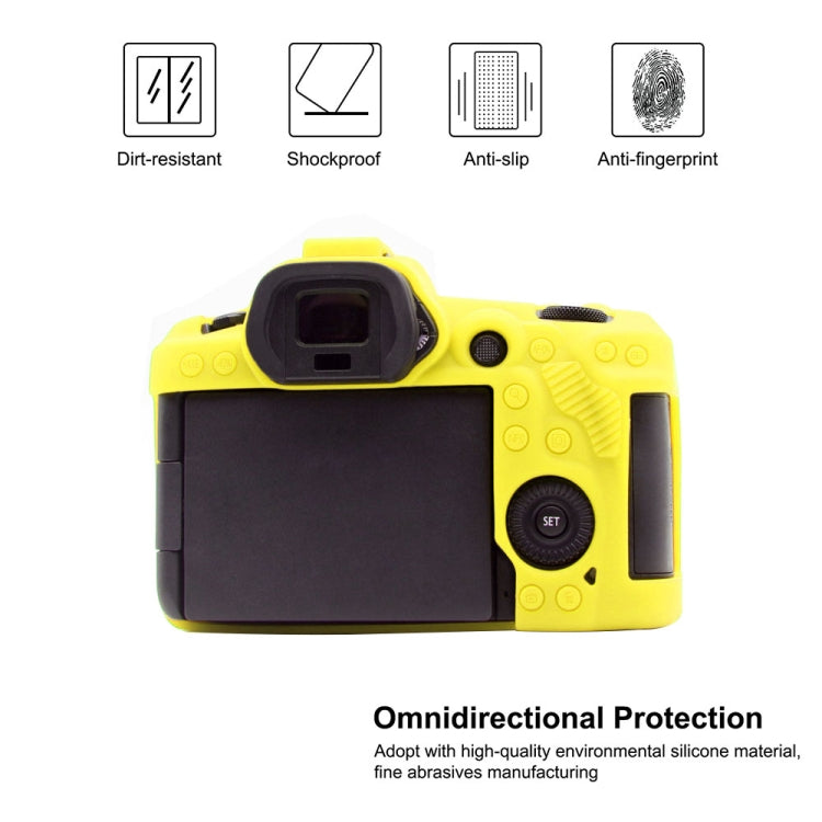 PULUZ Soft Silicone Protective Case for Canon EOS R5(Yellow) by PULUZ