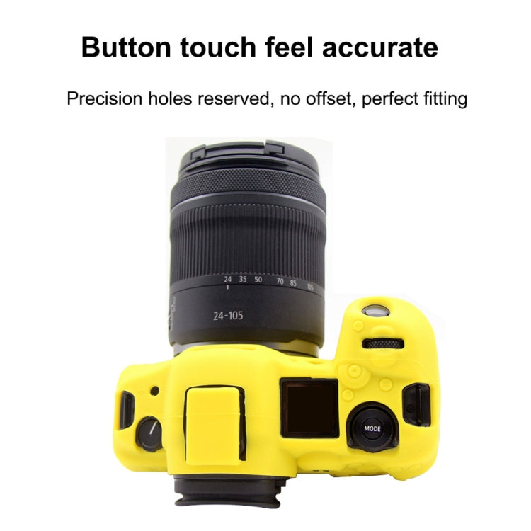 PULUZ Soft Silicone Protective Case for Canon EOS R5(Yellow) by PULUZ