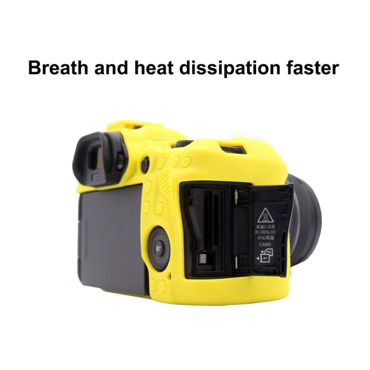 PULUZ Soft Silicone Protective Case for Canon EOS R5(Yellow) by PULUZ