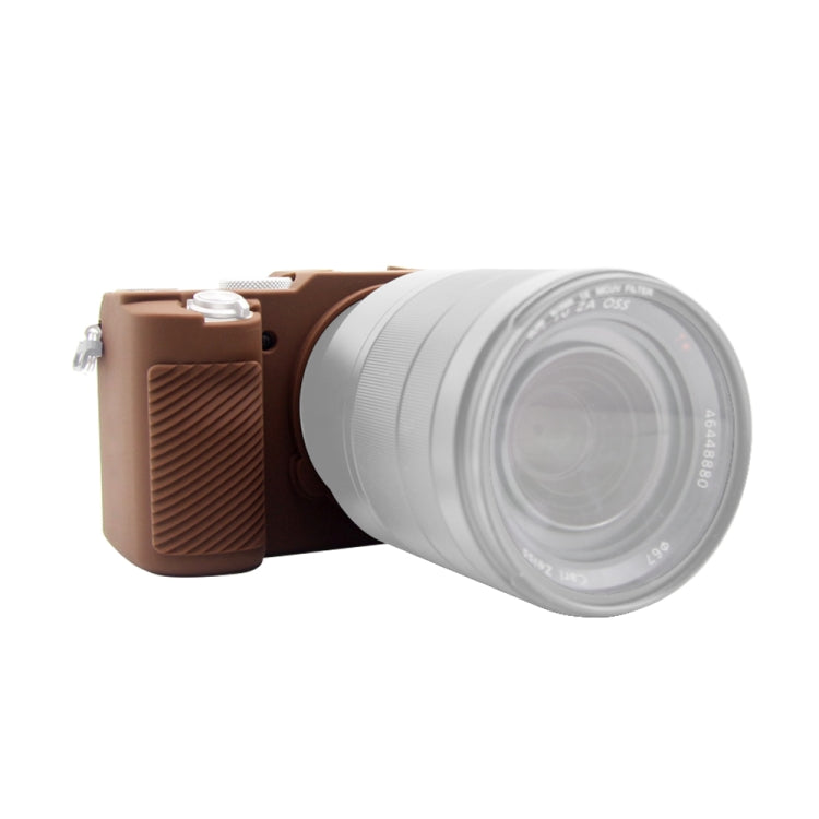 PULUZ Soft Silicone Protective Case for Sony A7C / ILCE-7C(Coffee) by PULUZ