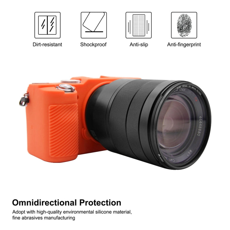 PULUZ Soft Silicone Protective Case for Sony A7C / ILCE-7C(Orange) by PULUZ