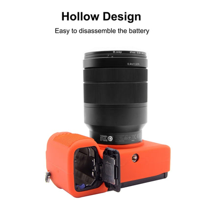 PULUZ Soft Silicone Protective Case for Sony A7C / ILCE-7C(Orange) by PULUZ