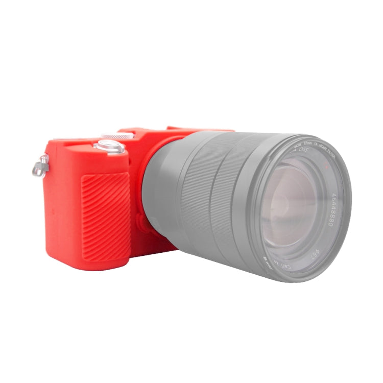 PULUZ Soft Silicone Protective Case for Sony A7C / ILCE-7C(Red) by PULUZ