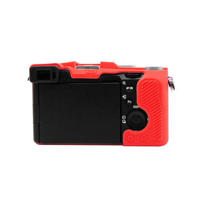 PULUZ Soft Silicone Protective Case for Sony A7C / ILCE-7C(Red) by PULUZ