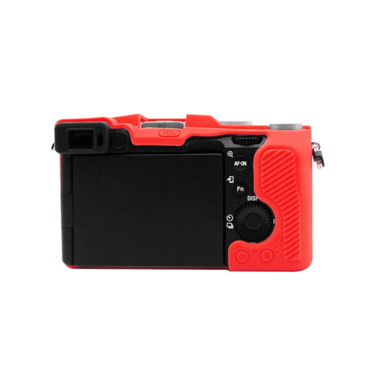 PULUZ Soft Silicone Protective Case for Sony A7C / ILCE-7C(Red) by PULUZ