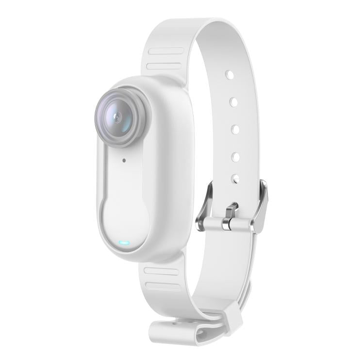 For Insta360 GO 3 / GO 3S PULUZ Camera Silicone Case Wristband Bicycle Strap Extension Mount (White) by PULUZ