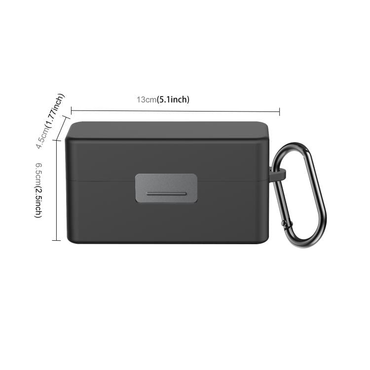 For DJI Mic 2 PULUZ Charging Case Silicone Scratch-proof Protective Cover (Black) by PULUZ