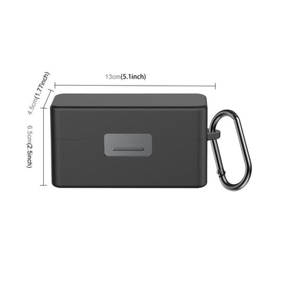 For DJI Mic 2 PULUZ Charging Case Silicone Scratch-proof Protective Cover (Black) by PULUZ