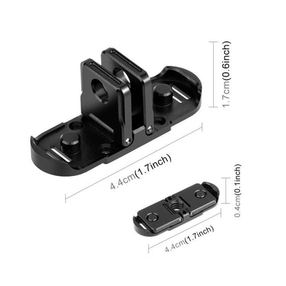 PULUZ Quick Release Magnetic Folding Base Adapter for GoPro HERO12 Black /11 Black /11 Black mini /10 Black /9 Black /8 Black / Max (Black) by PULUZ