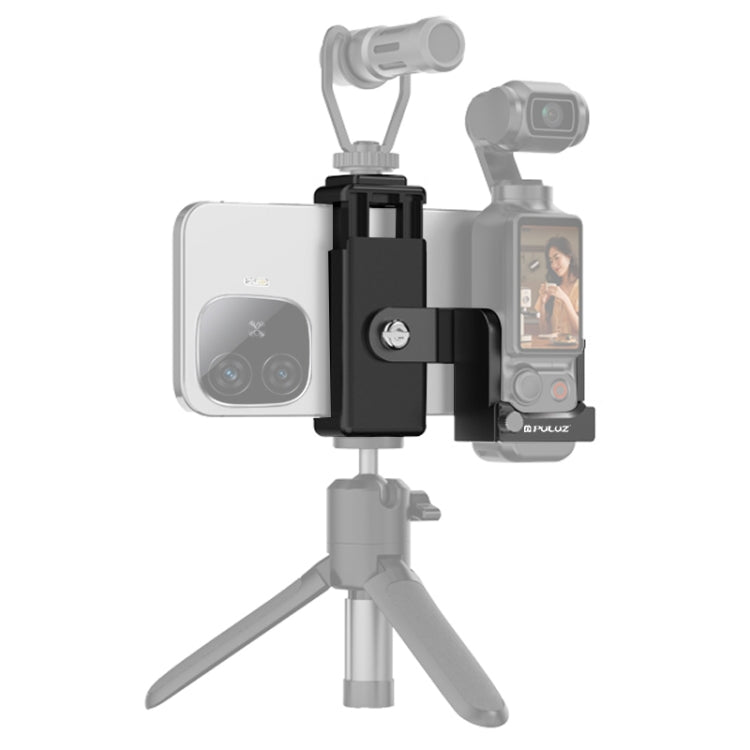 For DJI OSMO Pocket 3 PULUZ Protective Frame Expansion Phone Clamp Adapter Bracket (Black) by PULUZ