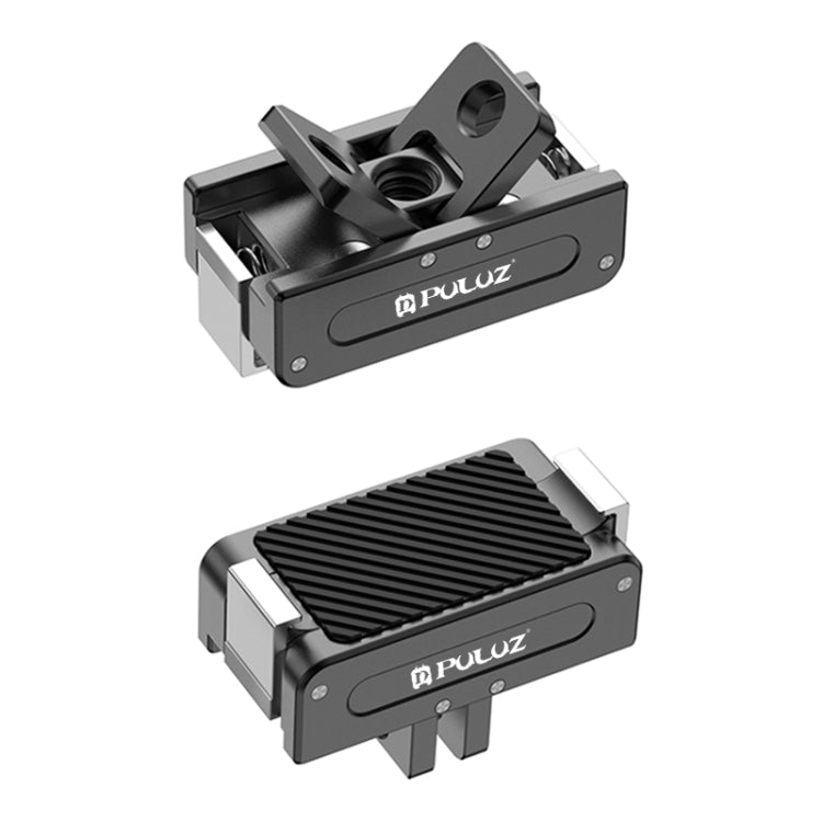 For DJI Osmo Action 5 Pro / 4 / 3 / Osmo 360 PULUZ Magnetic Quick Release Metal Base (Black) by PULUZ