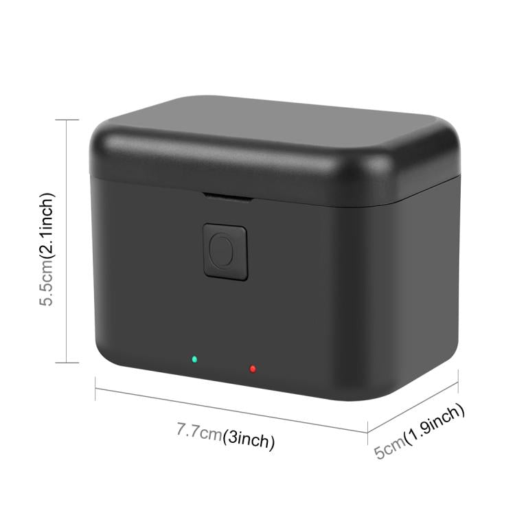 For Insta360 X5 PULUZ Dual-Batteries Charging Box Battery & Memory Card Storage Case (Black) by PULUZ