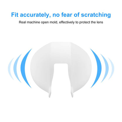 For Insta360 X5 PULUZ Invisible Dive Case Lens Guard Silicone Protective Lens Cap Cover (White) by PULUZ