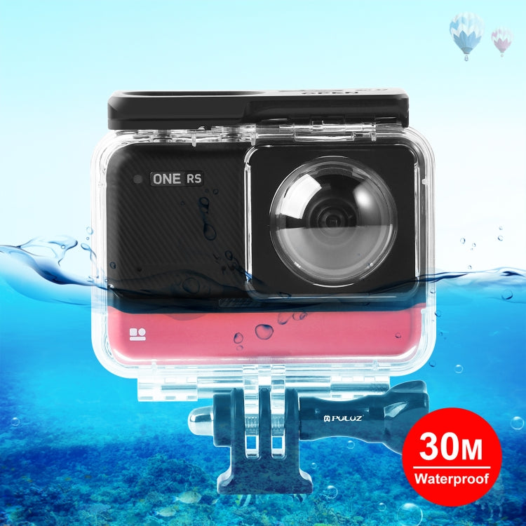 For Insta360 One RS 360 Edition PULUZ 30m Underwater Depth Diving Case Waterproof Housing by PULUZ