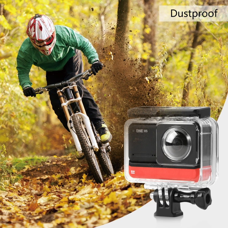 For Insta360 One RS 360 Edition PULUZ 30m Underwater Depth Diving Case Waterproof Housing by PULUZ