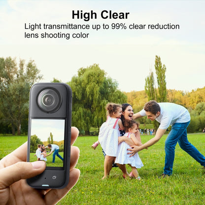For Insta360 X3 PULUZ Lens Guard PC Protective Cover(Black) by PULUZ