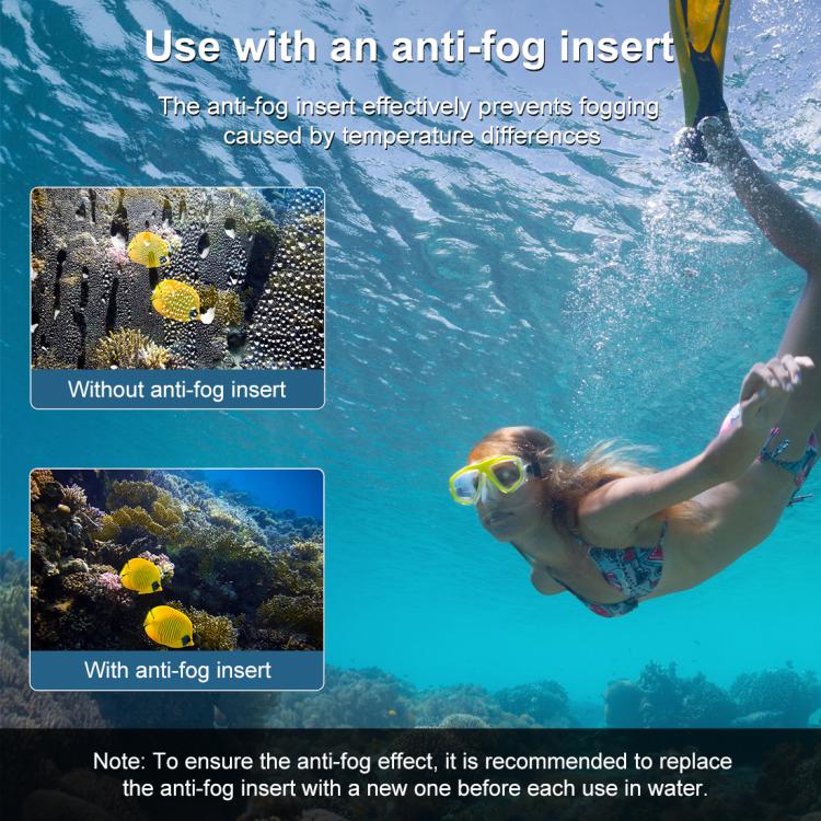 For DJI Osmo Action 5 Pro / 3 / 4 PULUZ 60m Underwater Waterproof Housing Diving Case with Cold Shoe & Buckle Basic Mount & Screw by PULUZ