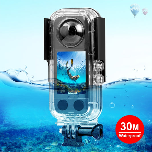 For Insta360 X3 PULUZ 30m Underwater Waterproof Housing Case by PULUZ