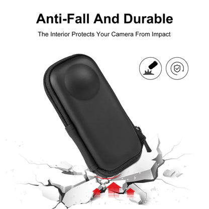 For Insta360 X3 / X4 Air / ONE X2 PULUZ Camera Portable Case Box Storage Bag(Black) by PULUZ