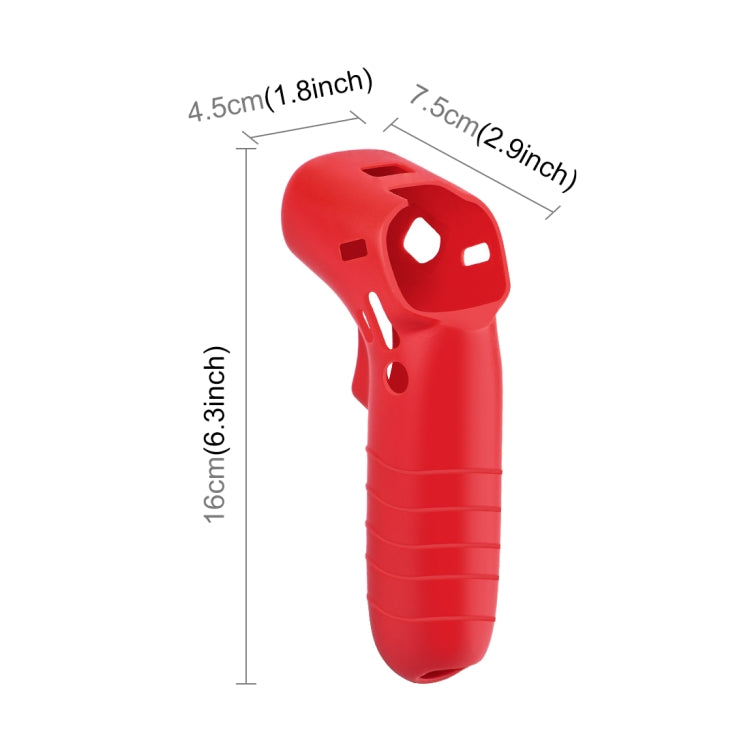 For DJI RC Motion 2 / DJI Avata / FPV Rocker PULUZ Silicone Protective Case(Red) by PULUZ