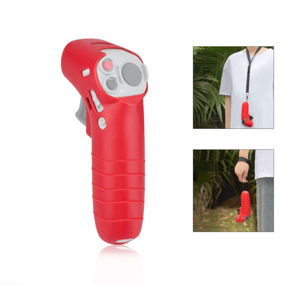 For DJI RC Motion 2 / DJI Avata / FPV Rocker PULUZ Silicone Protective Case with Neck Strap(Red) by PULUZ
