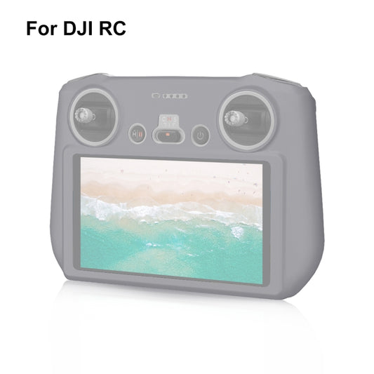 For DJI Mini 3 Pro / DJI RC with Screen PULUZ Silicone Protective Case(Grey) by PULUZ