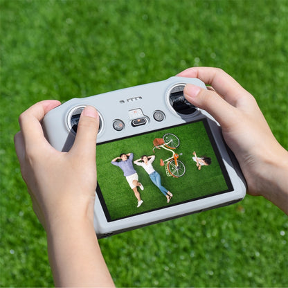 For DJI Mini 3 Pro / DJI RC with Screen PULUZ Silicone Protective Case(Grey) by PULUZ