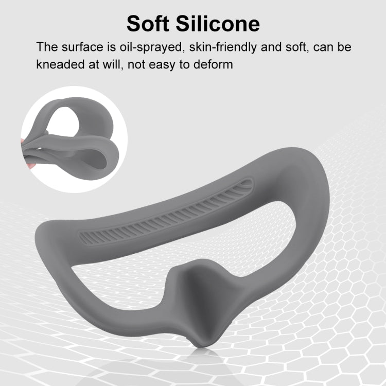 For DJI Avata Goggles 2 PULUZ Flying Eye Mask Silicone Protective Case (Grey) by PULUZ