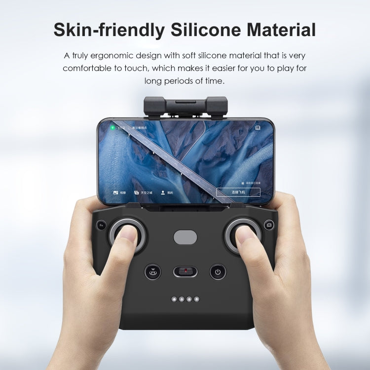 PULUZ Shockproof Anti-scratch Silicone Case For DJI Neo / Mini 3 / 3 Pro / Mavic 3 / Air 2S / Mini 2 RC-N2 / RC-N1 / RC-N3 Remote Control(Black) by PULUZ