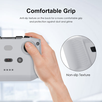 PULUZ Shockproof Anti-scratch Silicone Case For DJI Neo / Mini 3 / 3 Pro / Mavic 3 / Air 2S / Mini 2 RC-N2 / RC-N1 / RC-N3 Remote Control(Grey) by PULUZ