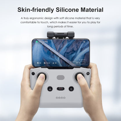 PULUZ Shockproof Anti-scratch Silicone Case For DJI Neo / Mini 3 / 3 Pro / Mavic 3 / Air 2S / Mini 2 RC-N2 / RC-N1 / RC-N3 Remote Control(Grey) by PULUZ