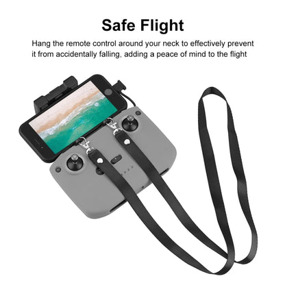 PULUZ Shockproof Anti-scratch Silicone Case with Neck Strap For DJI Neo / Mini 3 / 3 Pro / Mavic 3 / Air 2S / Mini 2 RC-N2 / RC-N1 / RC-N3 Remote Control (Grey) by PULUZ