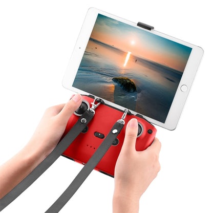 PULUZ Shockproof Anti-scratch Silicone Case with Neck Strap For DJI Neo / Mini 3 / 3 Pro / Mavic 3 / Air 2S / Mini 2 RC-N2 / RC-N1 / RC-N3 Remote Control(Red) by PULUZ
