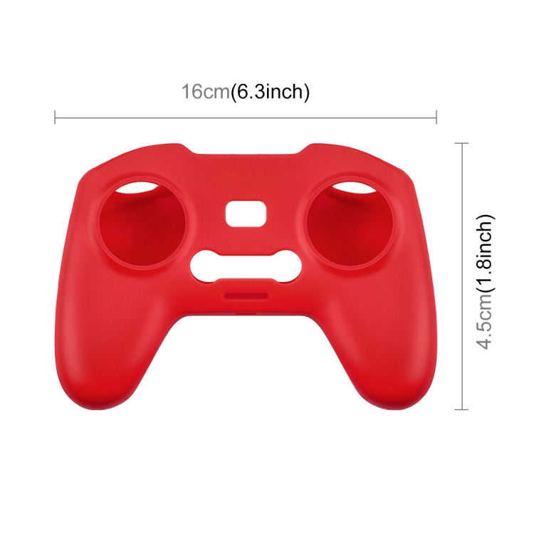 For DJI FPV Combo Remote Control PULUZ Silicone Protective Case(Red) by PULUZ