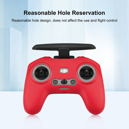 For DJI FPV Combo Remote Control PULUZ Silicone Protective Case(Red) by PULUZ