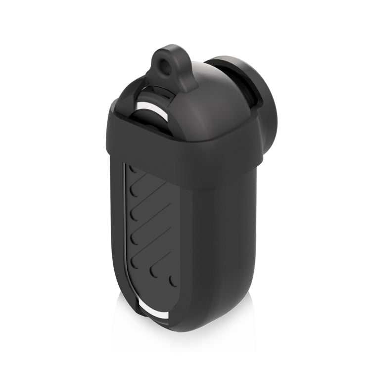 For Insta360 GO 3 PULUZ Camera Silicone Case with Lens Cover (Black) by PULUZ