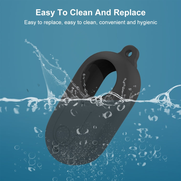 For Insta360 GO 3 PULUZ Camera Silicone Case with Lens Cover (Black) by PULUZ