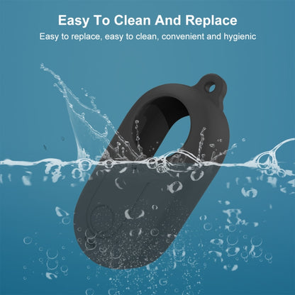 For Insta360 GO 3 PULUZ Camera Silicone Case with Lens Cover (Black) by PULUZ