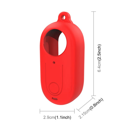 For Insta360 GO 3 PULUZ Camera Silicone Case with Lens Cover (Red) by PULUZ