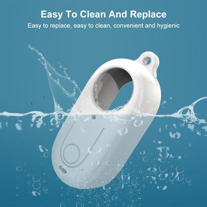 For Insta360 GO 3 PULUZ Camera Silicone Case with Lens Cover (White) by PULUZ