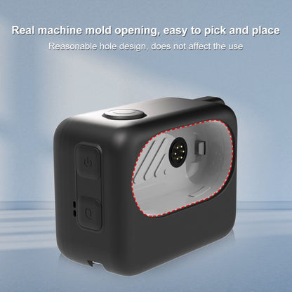 For Insta360 GO 3 / GO 3S PULUZ Camera Charging Case Silicone Case (Black) by PULUZ