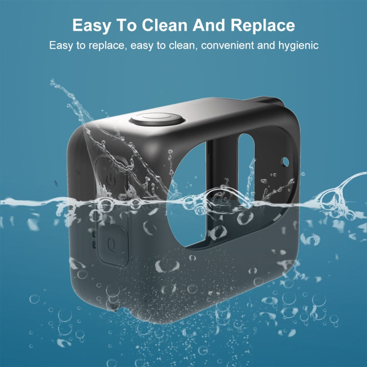 For Insta360 GO 3 / GO 3S PULUZ Camera Charging Case Silicone Case (Black) by PULUZ