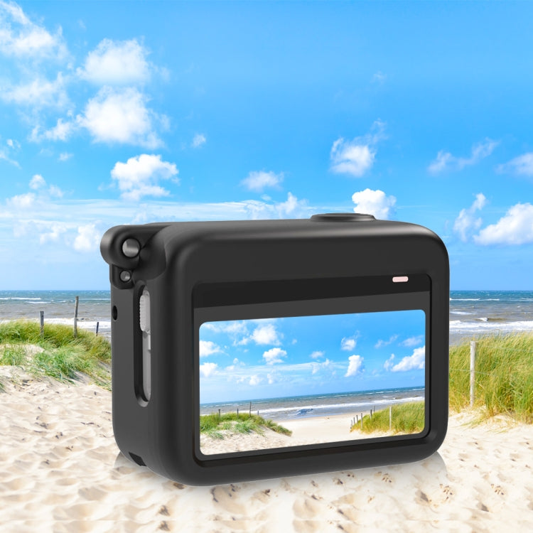 For Insta360 GO 3 / GO 3S PULUZ Camera Charging Case Silicone Case (Black) by PULUZ