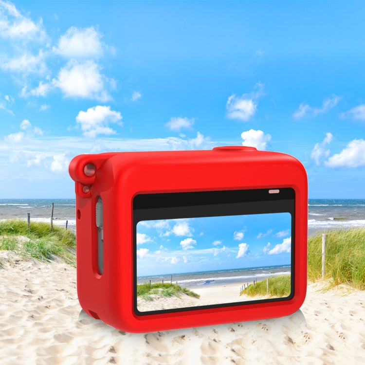 For Insta360 GO 3 / GO 3S PULUZ Camera Charging Case Silicone Case (Red) by PULUZ