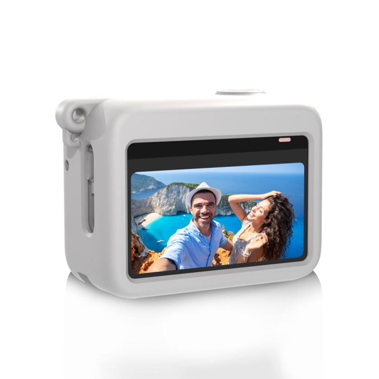 For Insta360 GO 3 / GO 3S PULUZ Camera Charging Case Silicone Case (White) by PULUZ