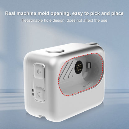 For Insta360 GO 3 / GO 3S PULUZ Camera Charging Case Silicone Case (White) by PULUZ