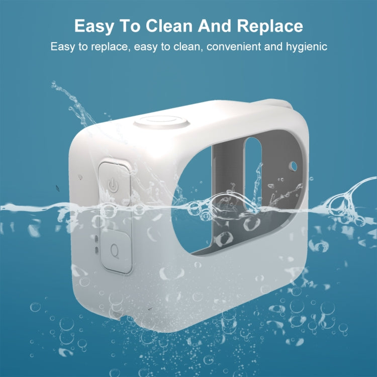 For Insta360 GO 3 / GO 3S PULUZ Camera Charging Case Silicone Case (White) by PULUZ